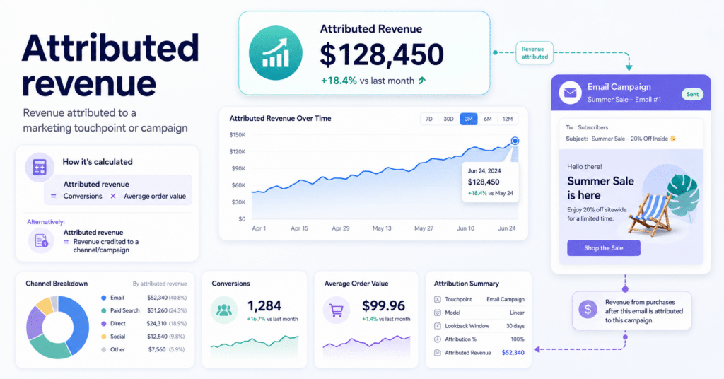 Attributed revenue